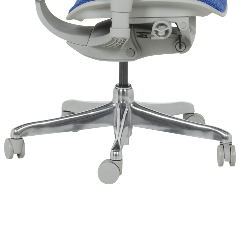 Ергономичен офис стол Ultra сива рамка-син